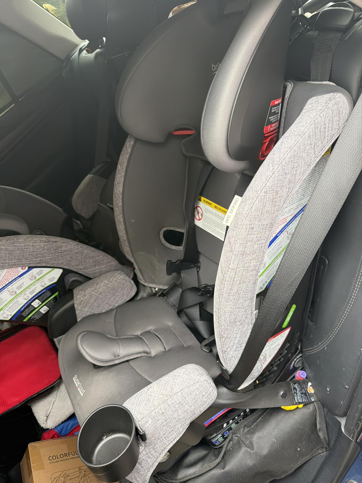 Britax One4Life Slim All in One Car Seat, Up to 10 Years Use - Mineral Gray, Rear Facing, Forward Facing & Booster Mode, 17.5-Inch Slim Car Seat Design, ClickTight Installation, SafeWash Fabrics customer photo 1