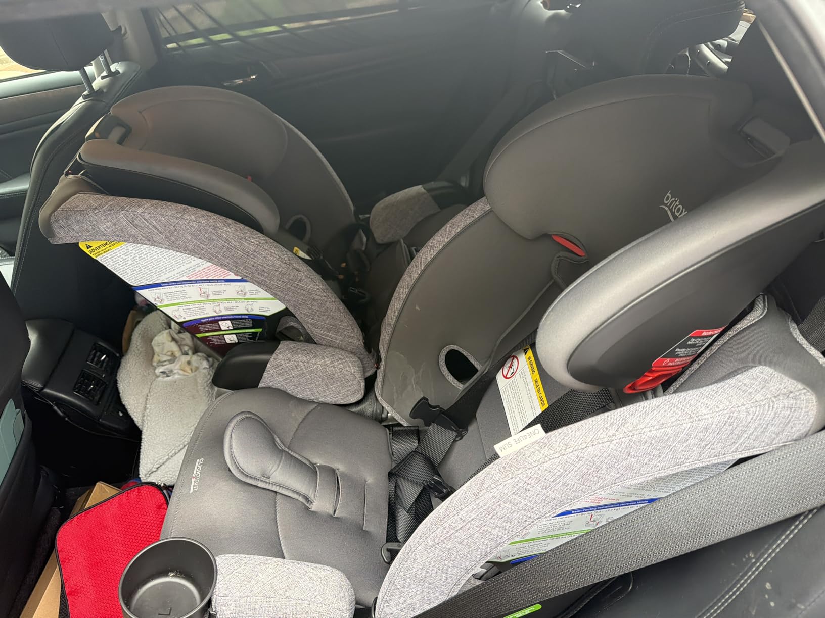 Britax One4Life Slim All in One Car Seat, Up to 10 Years Use - Mineral Gray, Rear Facing, Forward Facing & Booster Mode, 17.5-Inch Slim Car Seat Design, ClickTight Installation, SafeWash Fabrics customer photo 2