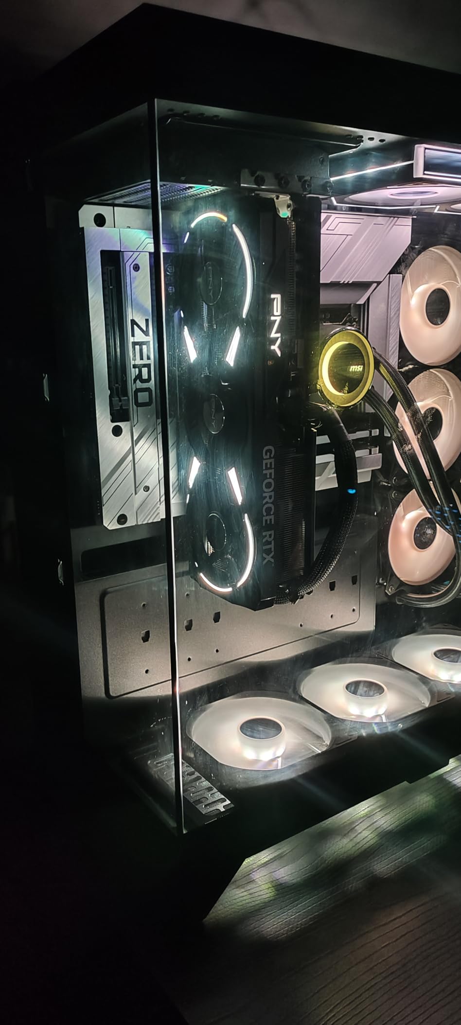 PNY NVIDIA GeForce RTX 5070 Ti OC Triple Fan, Graphics Card (16GB GDDR7, 256-bit, PCIe 5.0, HDMI/DP 2.1, Blackwell Architecture, DLSS 4) customer photo 1