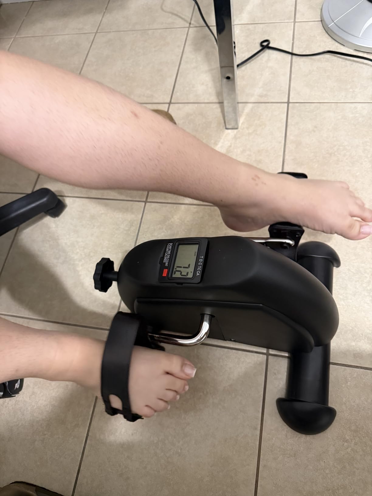 FITKS360 Under Desk Elliptical & Mini Exercise Bike - Seated Electric Leg Exerciser customer photo 1