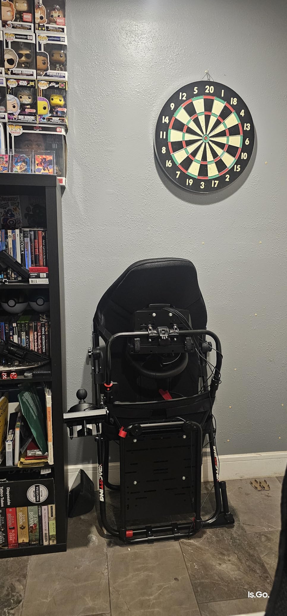 RACGTING Racing Simulator Cockpit for G29/G920/G923, Foldable & Adjustable Racing Seat for Thrustmaster T300RS/248/T-GT II, Fanatec CSL DD/GT DD Pro/ClubSport DD/DD+, MOZA R5, SIMAGIC Alpha Mini customer photo 1