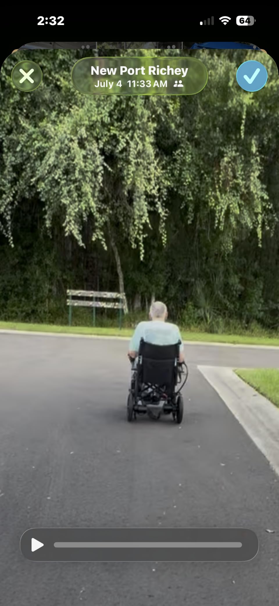 2026 New Upgrade Foldable Electric Wheelchairs for Adults,Seniors | 15 Miles Long Travel Range,Lightweight,Portable Motorized Wheelchairs,300LBS Weight Capacity,FSA&HSA Eligible,All Terrain customer photo 1