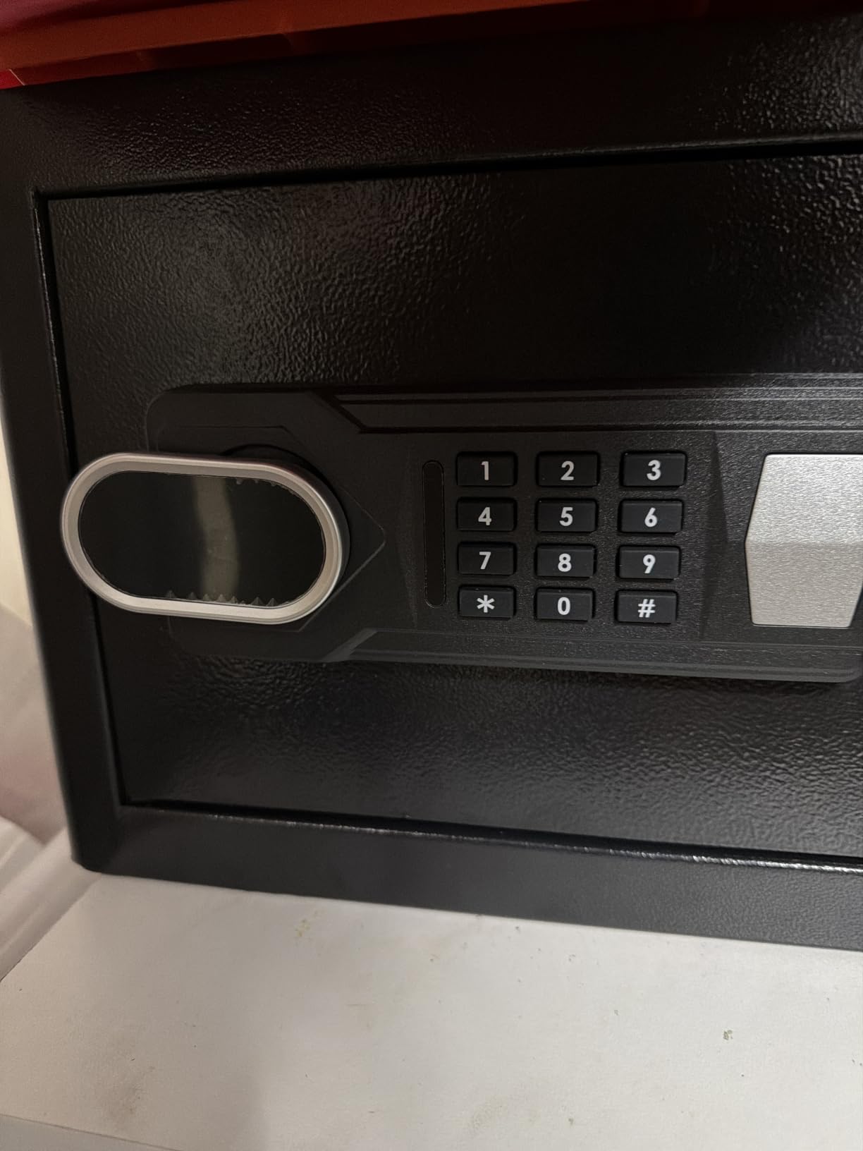 1.2 Cubic Feet Small Fire Safe Box for Home, Fireproof Lock Box, Security Money Safe with Digital Keypad, Spare Keys and Removable Shelf customer photo 1