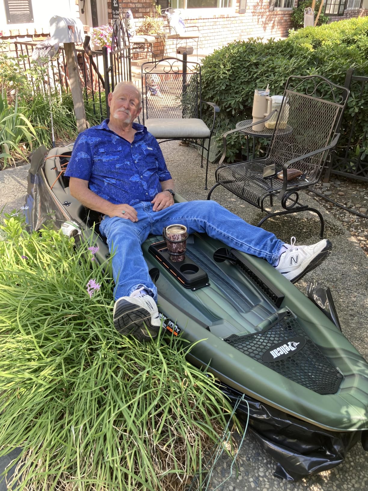 Pelican Sentinel 100X - Angler Sit on top Fishing Kayak - Lightweight - Ergolounge™ Seating System customer photo 1