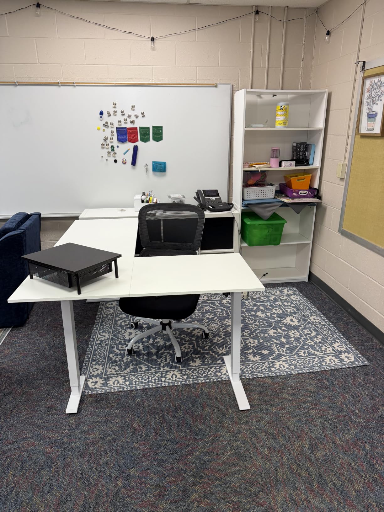 Casaottima 63 Inch L Shaped Electric Standing Desk, Home Office, White - Reversible Corner Desk with Height Adjustment, Ergonomic Sit Stand Table for Home Office, Computer Workstation customer photo 1