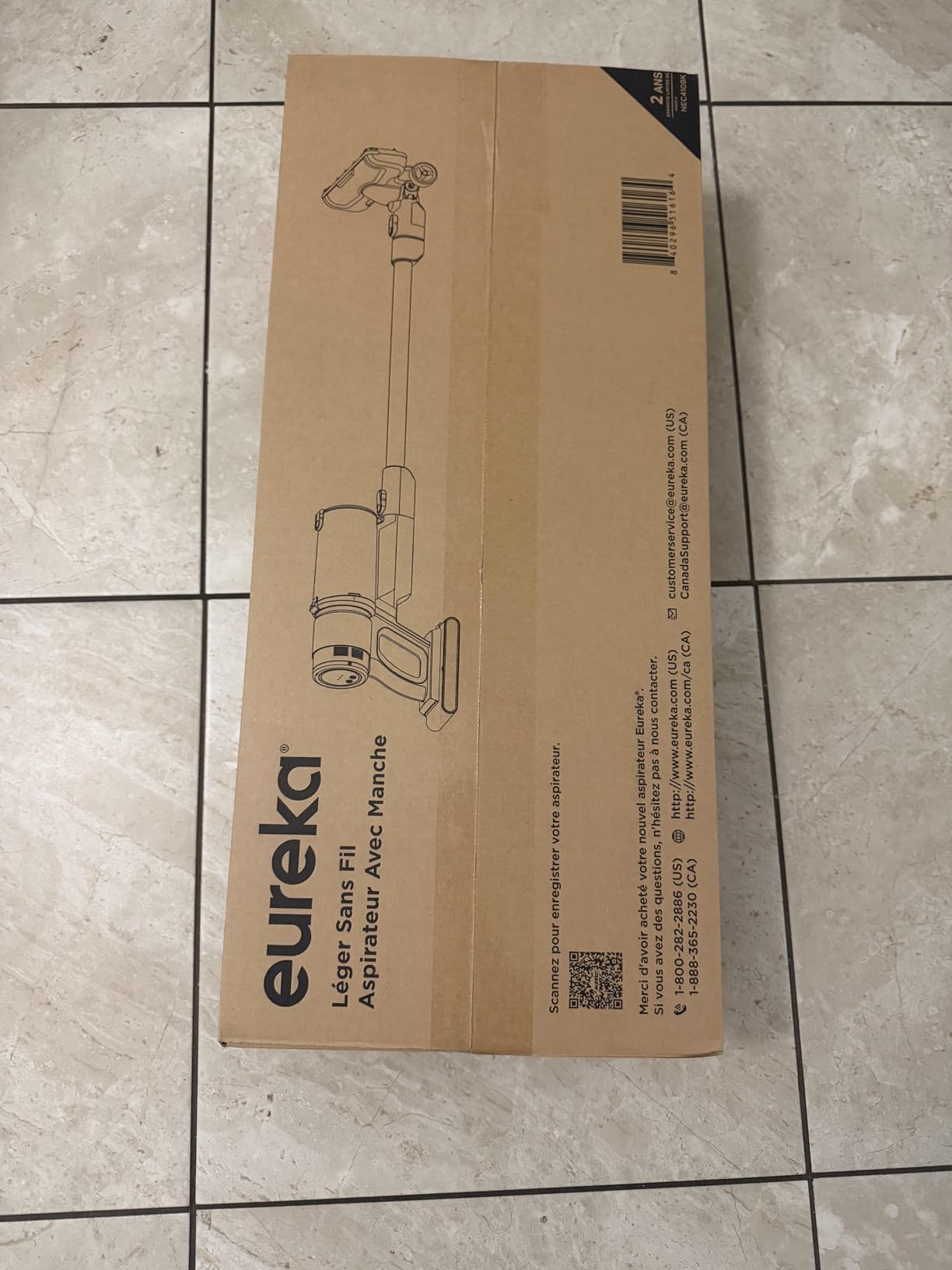 Eureka Cordless Vacuum - 20.3kPa Powerful Suction, Detachable Battery, Up to 50-Min, 5.5 lbs Lightweight, 5-Stage HEPA Filtration for allergies, Ideal for Pet Hair & Hardwood & Carpet, ReactiClean 410 customer photo 2