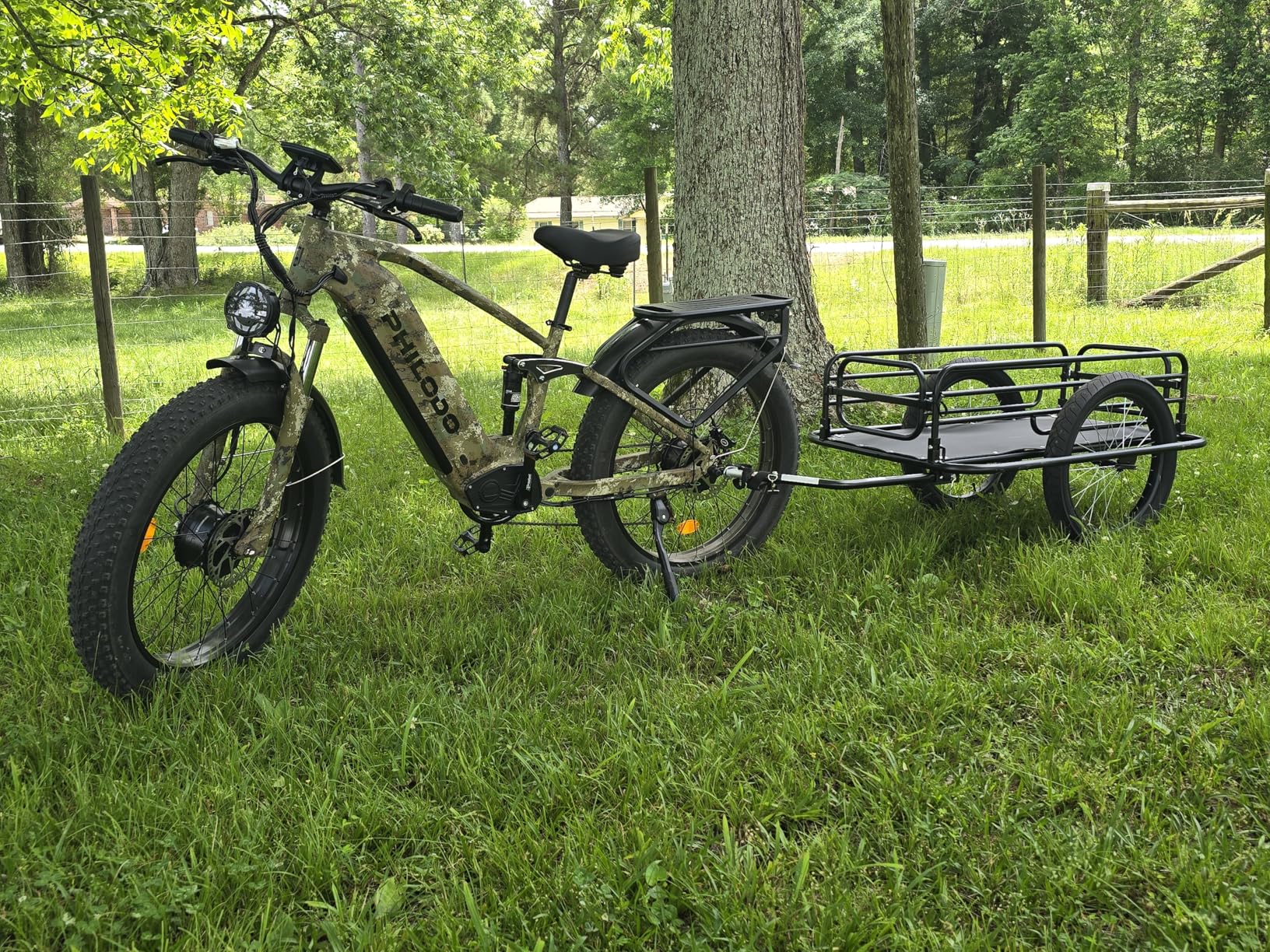 Falcon 60V Off-Road Electric Bike - Dual Motor Hunting Ebike, Fat Tire Full Suspension Dirt Bike for Adults, Long Range Snow/Sand Electric Bicycle LG Cells customer photo 1