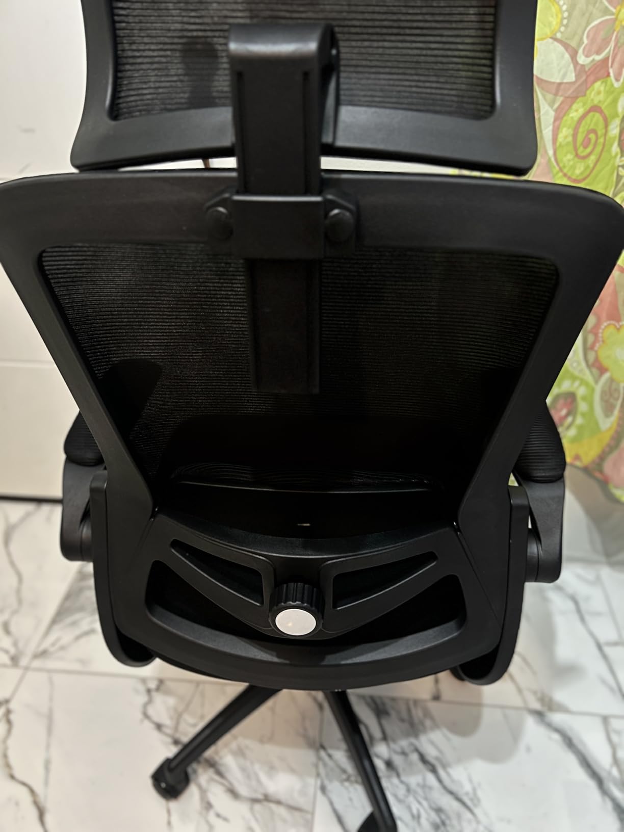 Fizzin Ergonomic Office Chair, 400 LBS Computer Chairs with Adjustable Lumbar Support, Breathable Mesh Desk Chair Ergonomic with Thickened Cushion, Comfy Home Office Desk Chair (Black) customer photo 1