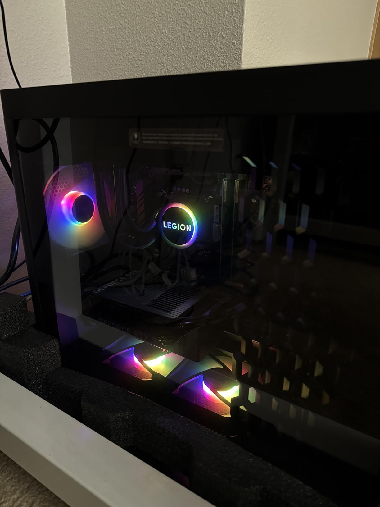 Lenovo Legion Tower 5i - AI-Powered Gaming PC, Intel Core Ultra 7 265F Processor, NVIDIA GeForce RTX 5060 Ti Graphics, 16 GB Memory, 1 TB Storage, 3 Months PC GamePass customer photo 1