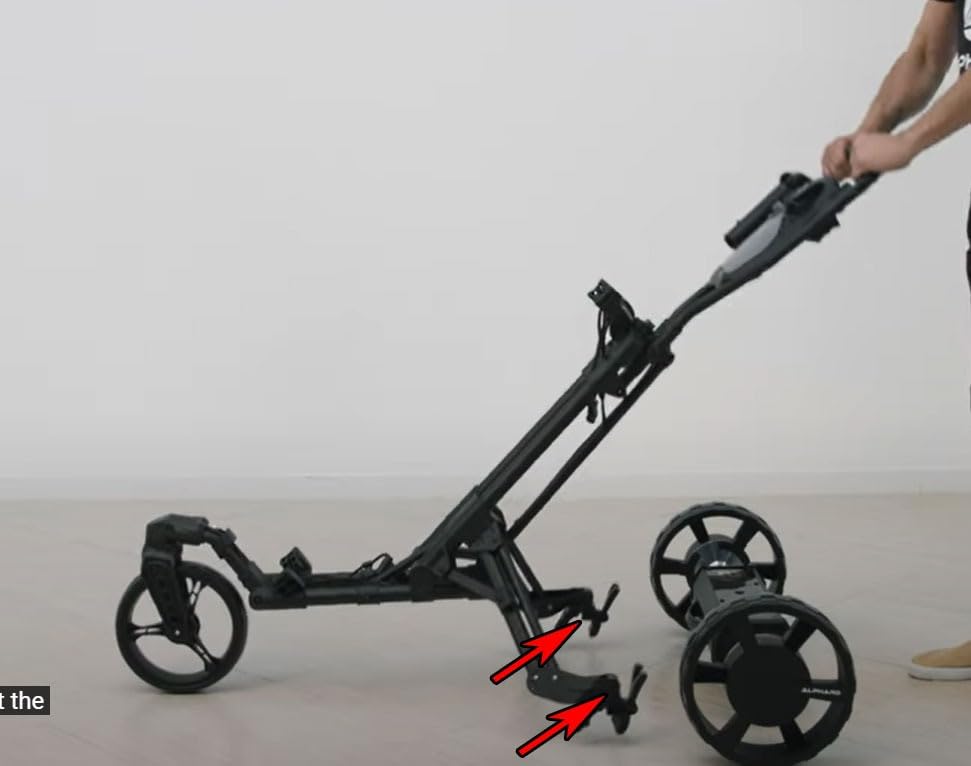 Alphard Golf Electric Caddy Bundle: Club Booster V2Pro + Omni Cart - Complete Remote-Controlled Electric Caddy Bundle - 6-Axis Gyroscope, Downhill Speed Control, Parking Brake, Wheelie Bars customer photo 2