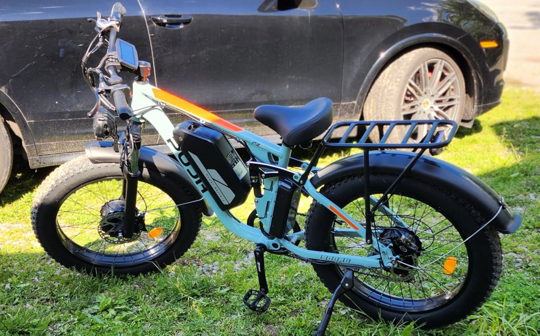 6000W Dual Motor Ebike for Adults, 60V 20Ah Fast Electric Bike 45mph, Up to 110 Miles, 24