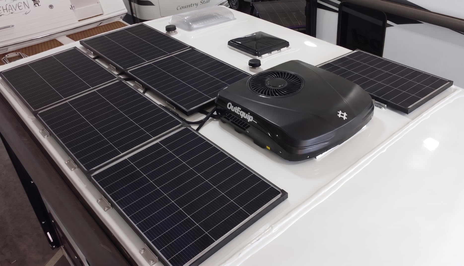 12V RV Rooftop Air Conditioner with Heater, 10,000 BTU Low Profile DC AC Unit customer photo 1