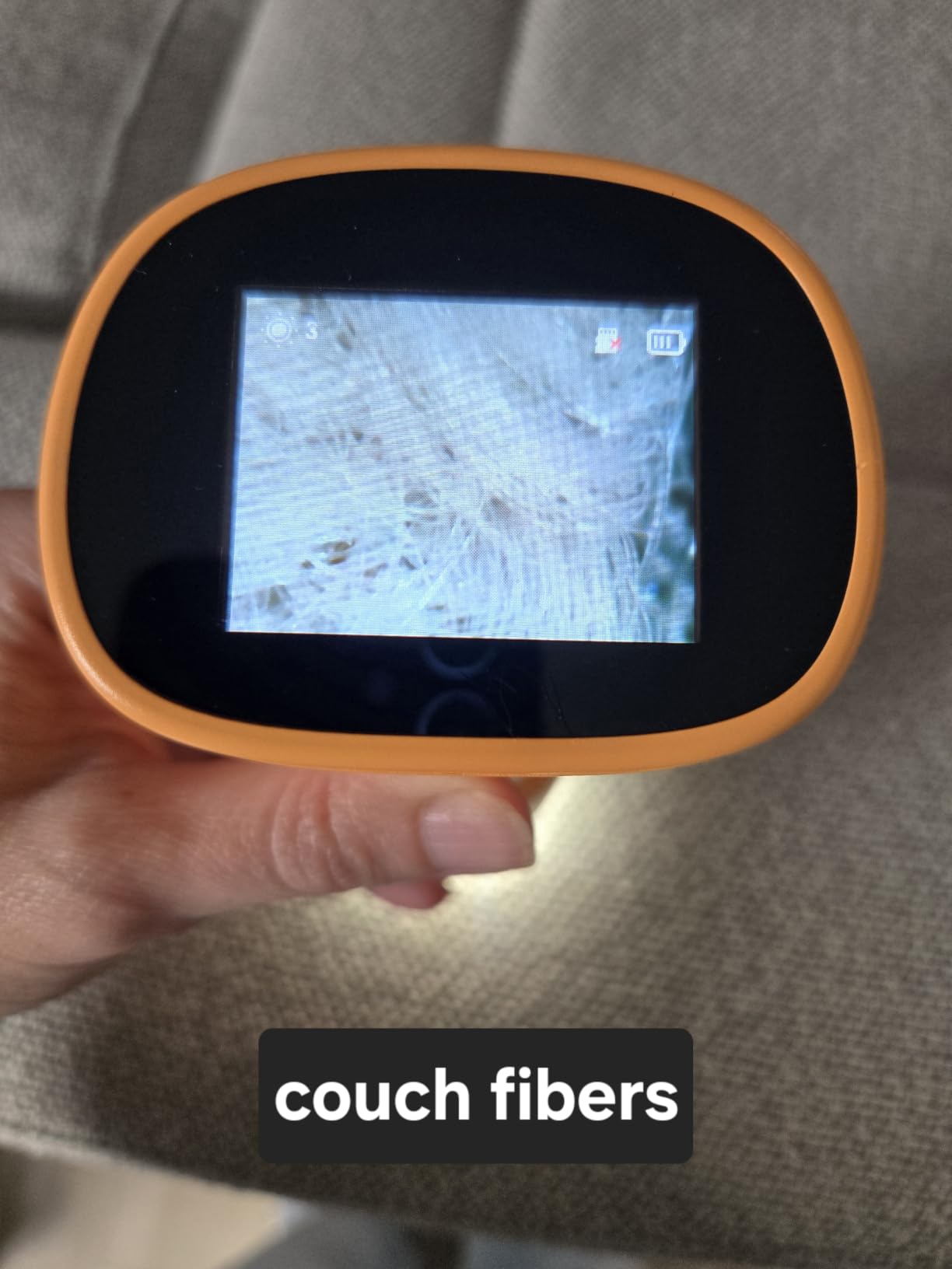 Microscope for Kids, 1000X Handheld Digital Miniscope with 2.0