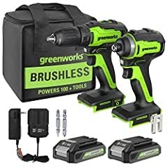 GREENWORKS 24V (8-TOOL) Combo (Drill, Impact Driver, Circular Saw, Reciprocating Saw, Jigsaw, Multi-Tool, Sander, Flashlight), 4.0Ah + (2) 2.0Ah Batteries, 65W Rapid Charger customer photo 2