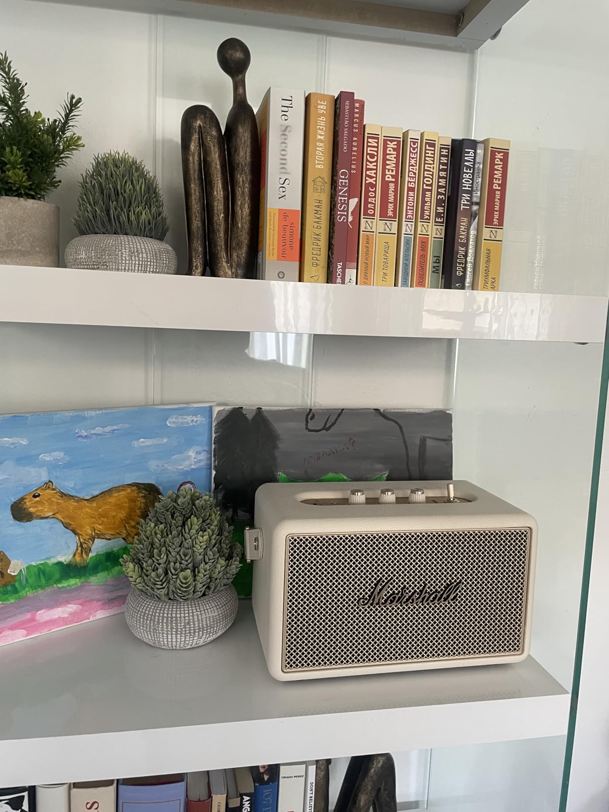 Marshall Kilburn III Portable Bluetooth Speaker - Black and Brass | Loud Stereo Sound with Bass and Treble Controls | 50+ Hr Playtime | Designed for Indoors and Outdoors customer photo 2