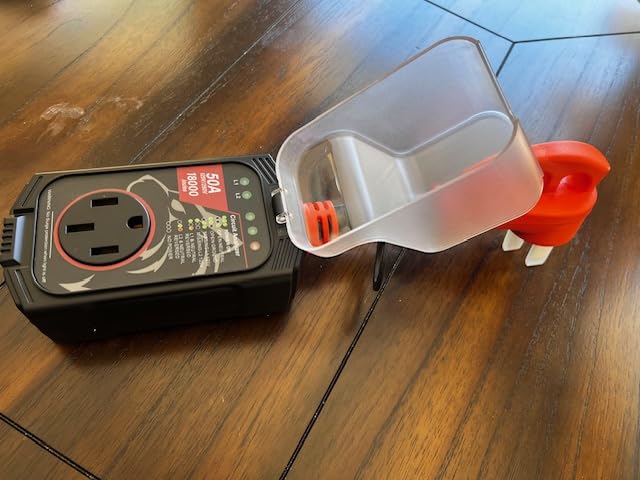 Vehiker 18000 Joules-RV Surge Protector 50 Amp, RV Power Surge Voltage Protection, RV Adapter Plug for Camper, Circuit Analyzer for Travel Trailers with Waterproof Cover customer photo 1