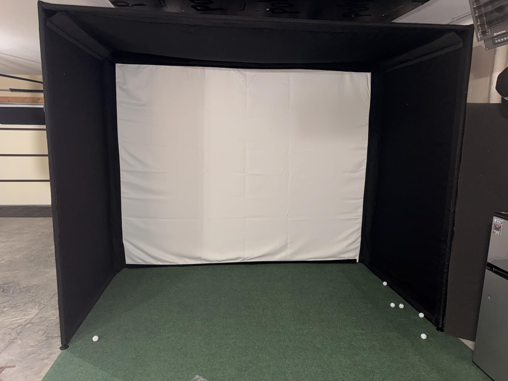 Diandian Golf Simulator Enclosure Kit 10 x 8 ft customer photo 2