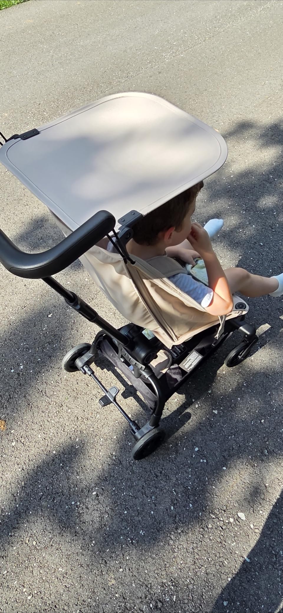 Mompush Jeto Lightweight Travel Stroller - 9.8 lbs Ultra-Compact, One-Hand Fold, Airplane Cabin Approved, All-Terrain Wheels, Smooth Ride for Toddlers, Perfect for Travel & Daily Use customer photo 2