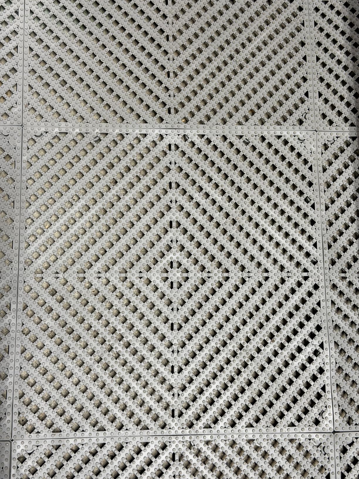 Jocoevol 60-Pcs Interlocking Tile, Indoor/Outdoor Drainage Interlocking Floor Tiles 11.8