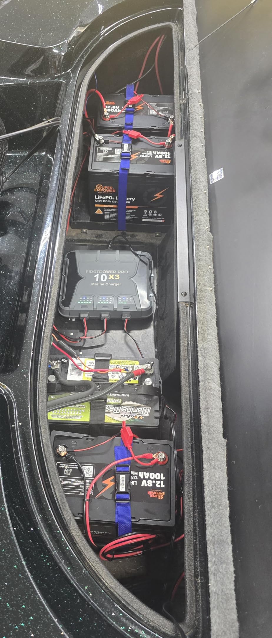 Marine Battery Charger 5X1: 1-Bank 5A Onboard Battery Charger - 5A Per Bank | 12V Waterproof Boat Battery Charger, Charged 24/7, Overcharge & Temperature Protection for Lead-Acid & Lithium Batteries customer photo 1