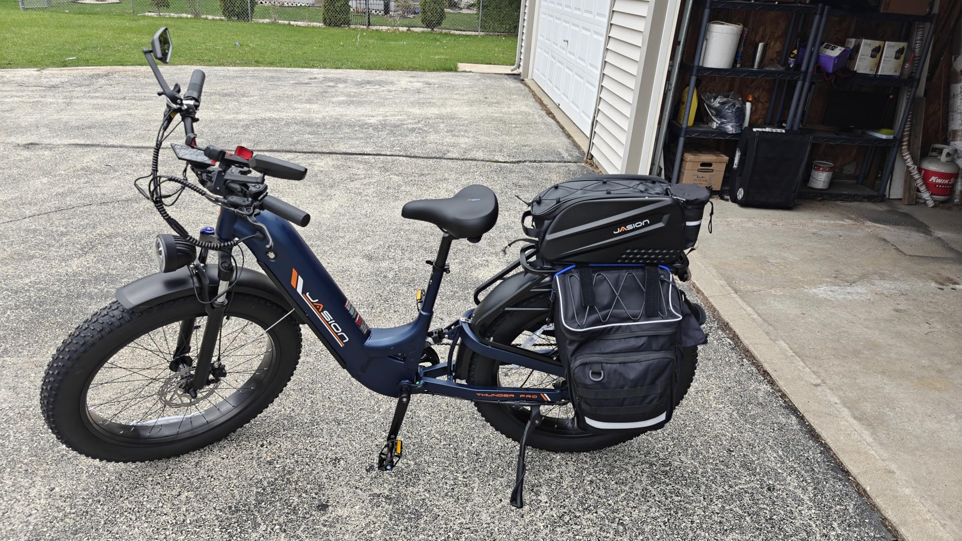 Jasion Thunder/PRO/ST Electric Bike, 2000W/1800W Peak Ebikes for Adults, 26''Fat Tire Best Ebike for Men, 90/80 Miles with 1040Wh/864Wh Battery, 35/30+MPH Max Speed Bicycles, 500/400LB Capacity customer photo 1