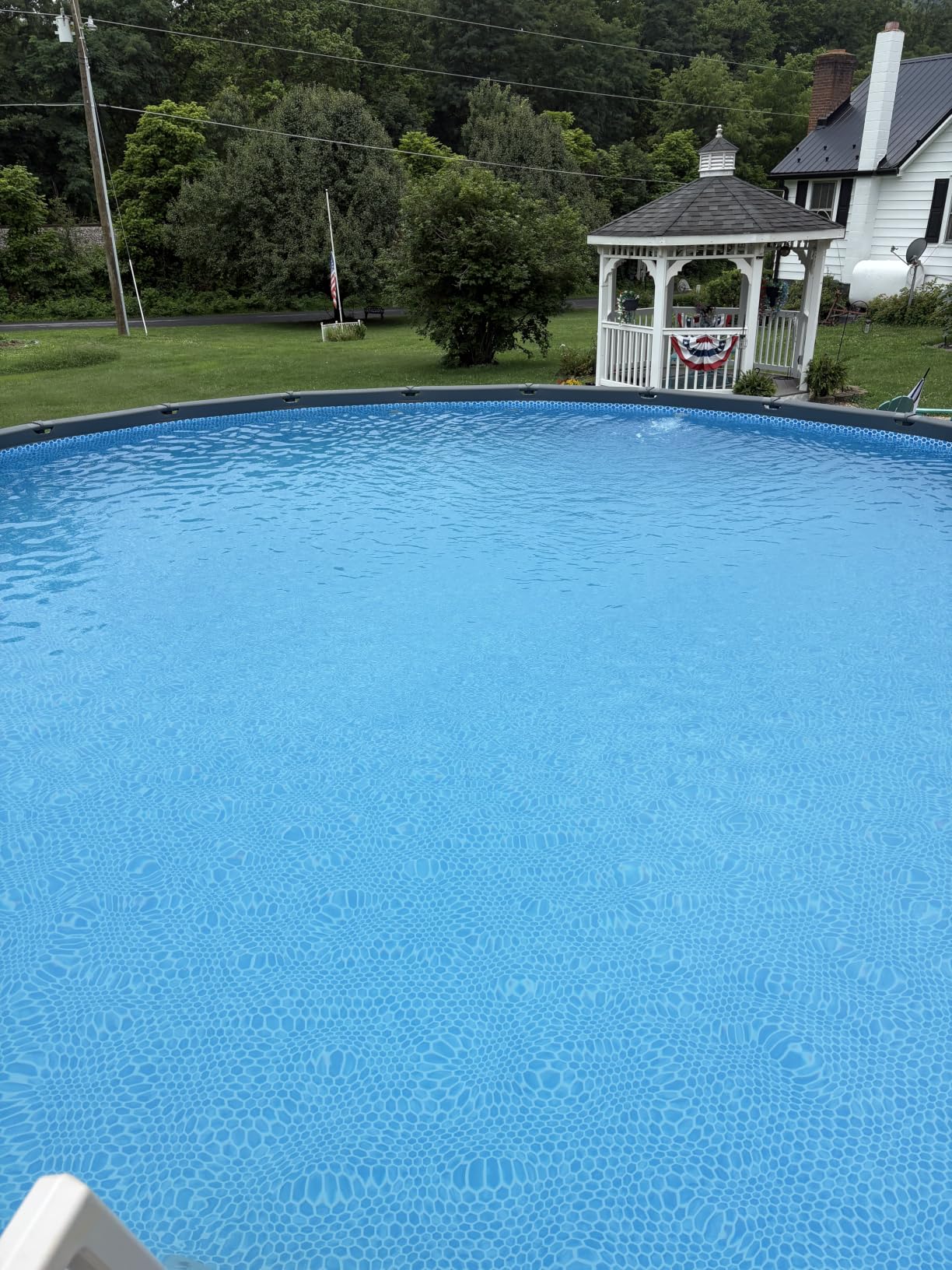 INTEX Ultra XTR 24ft x 52in Round Above Ground Swimming Pool Set w/Pump | 26363EH - 2100 GPH Sand Filter Pump, Ladder, Pool Cover & Ground Cloth Included - Strong Galvanized Steel Frame customer photo 2
