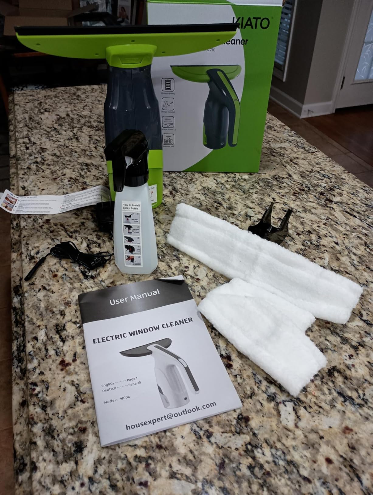 Window Vacuum Squeegee Cordless, 11