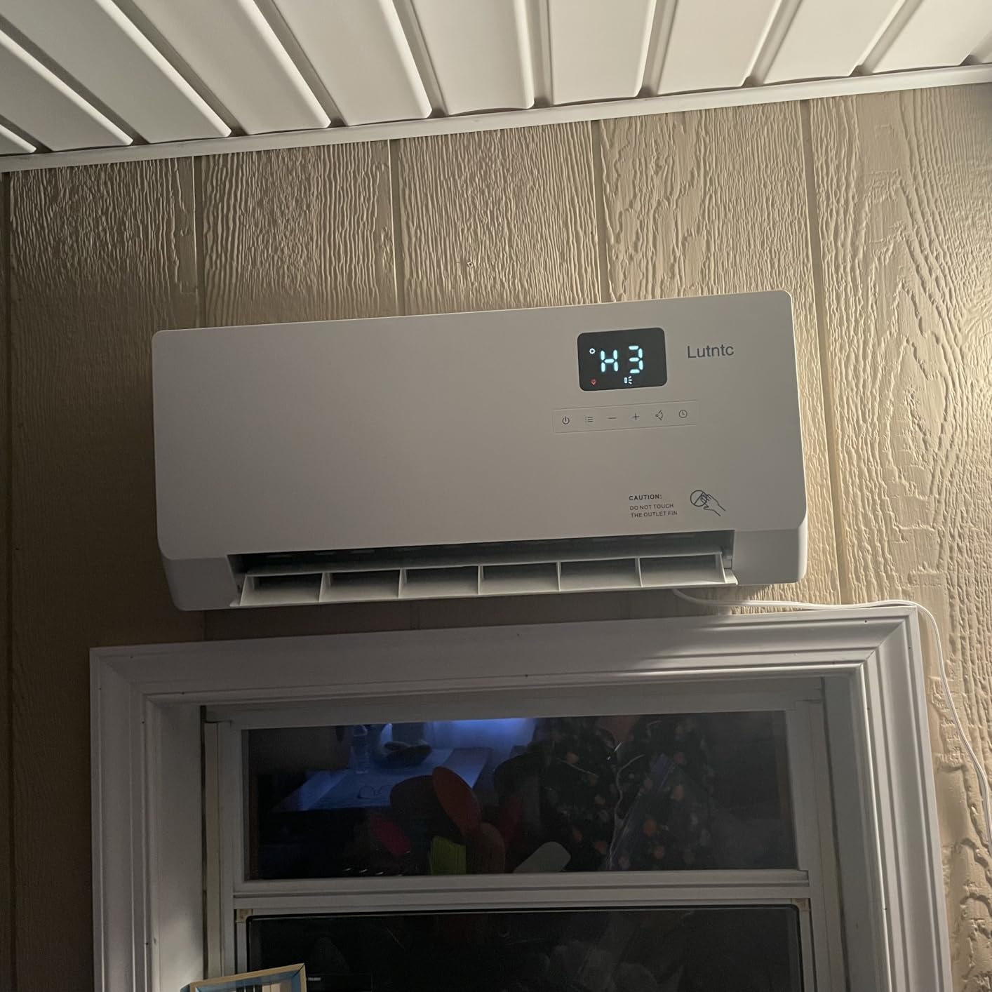 Electric Wall Mounted Heater with Remote Control, 24H Timer, ECO Mode, Quick Heating Space Heater for Bedroom, Living Room customer photo 2