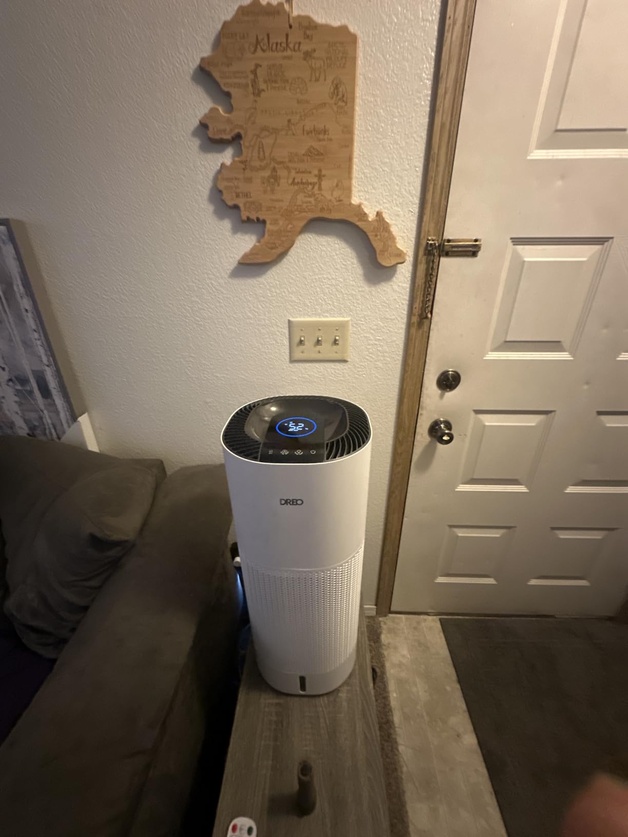 DREO Smart Evaporative Humidifier Large Room up to 1000ft2, 800ml/h High Output Air Humidifiers for Bedroom, 10L, 50H Long Runtime with Precise Humidification for Plants, Home, Office, White, HHM774S customer photo 2