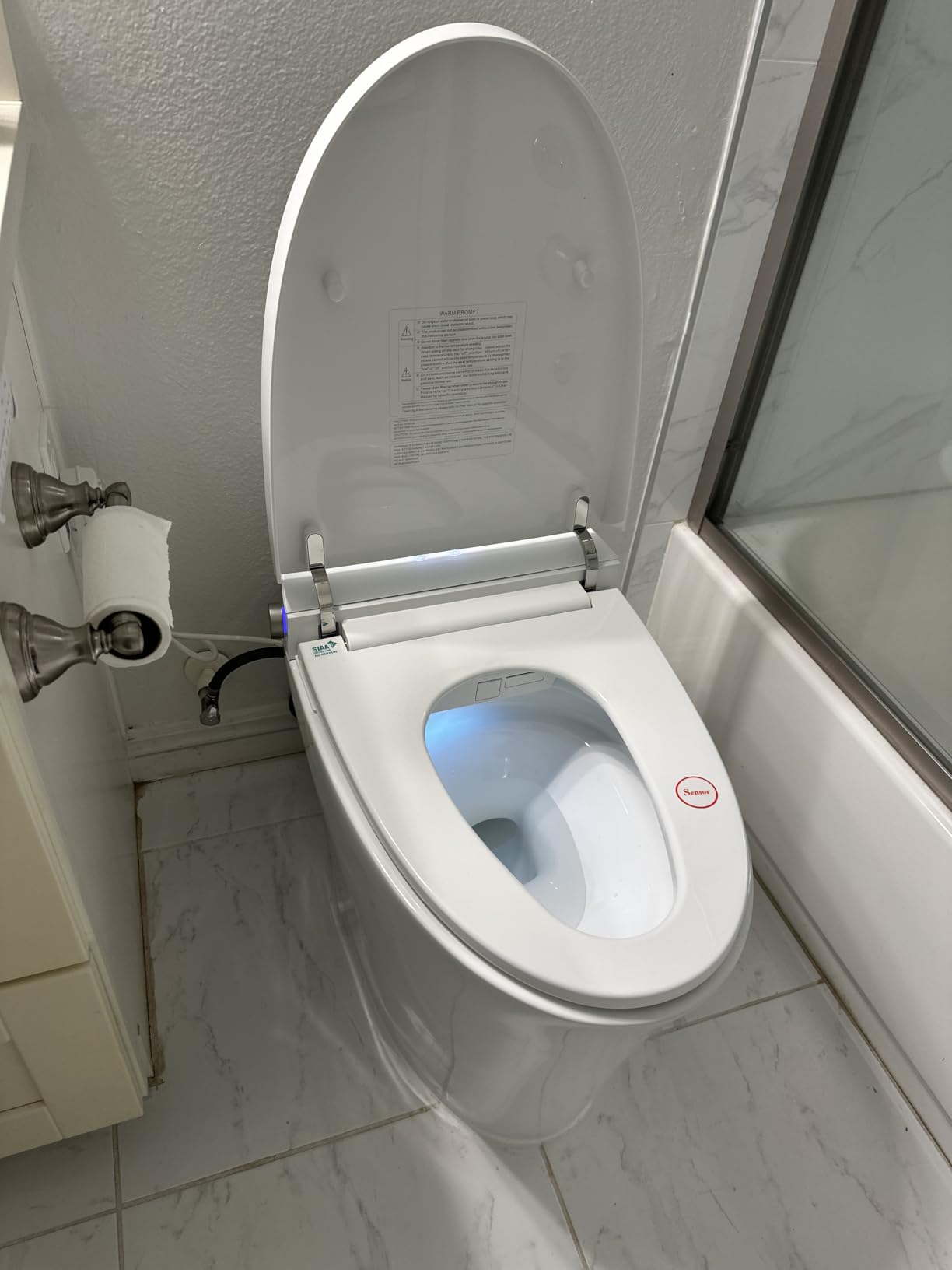 Uncle Brown ST12U Smart Toilet, ADA Height Bidet Toilet with Auto Open & Close Lid, 1000g MaP Flush Score, Foam Shield, PlasmaClean Technology, Hygienic Water Cleanse, Heated Seat & Warm Air Dryer customer photo 1