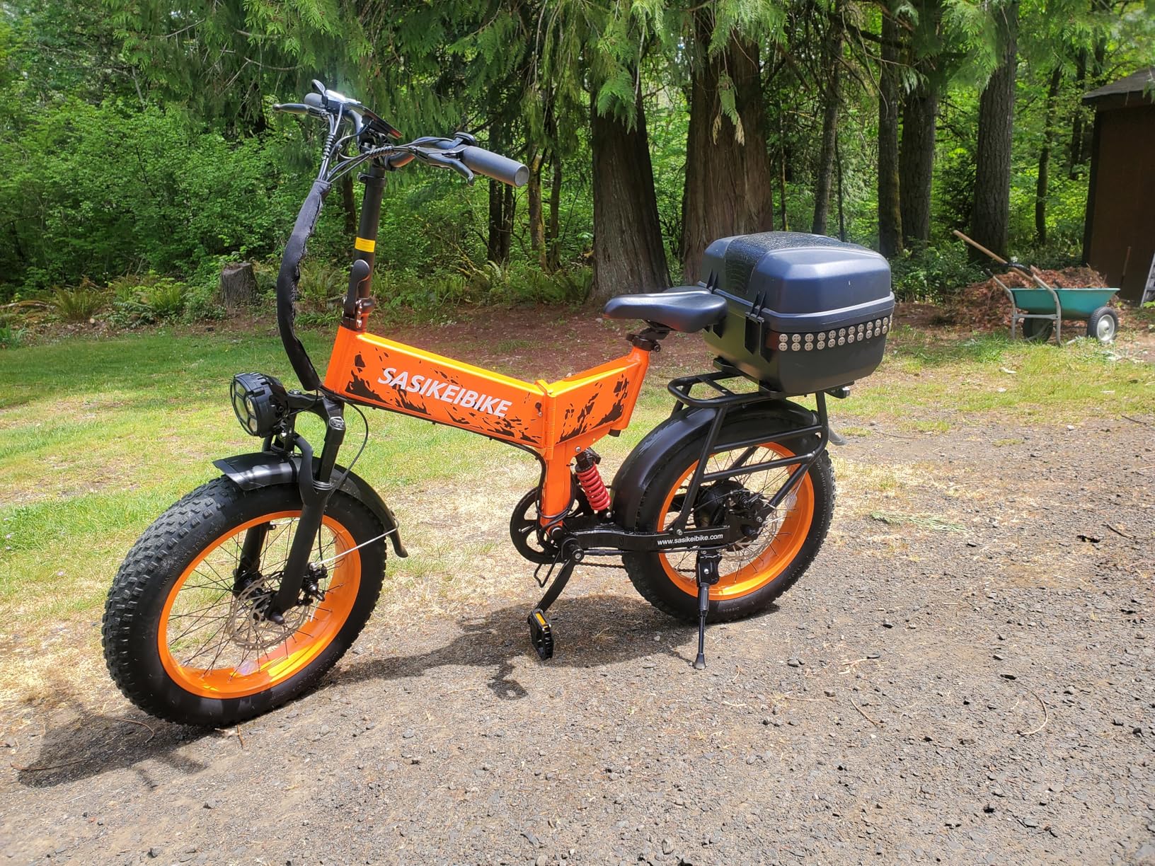 SASIKEIBIKE 1500W Folding Electric Bike for Adult, 52V 20Ah Removable Battery Ebike with 70 Mile Max, 20