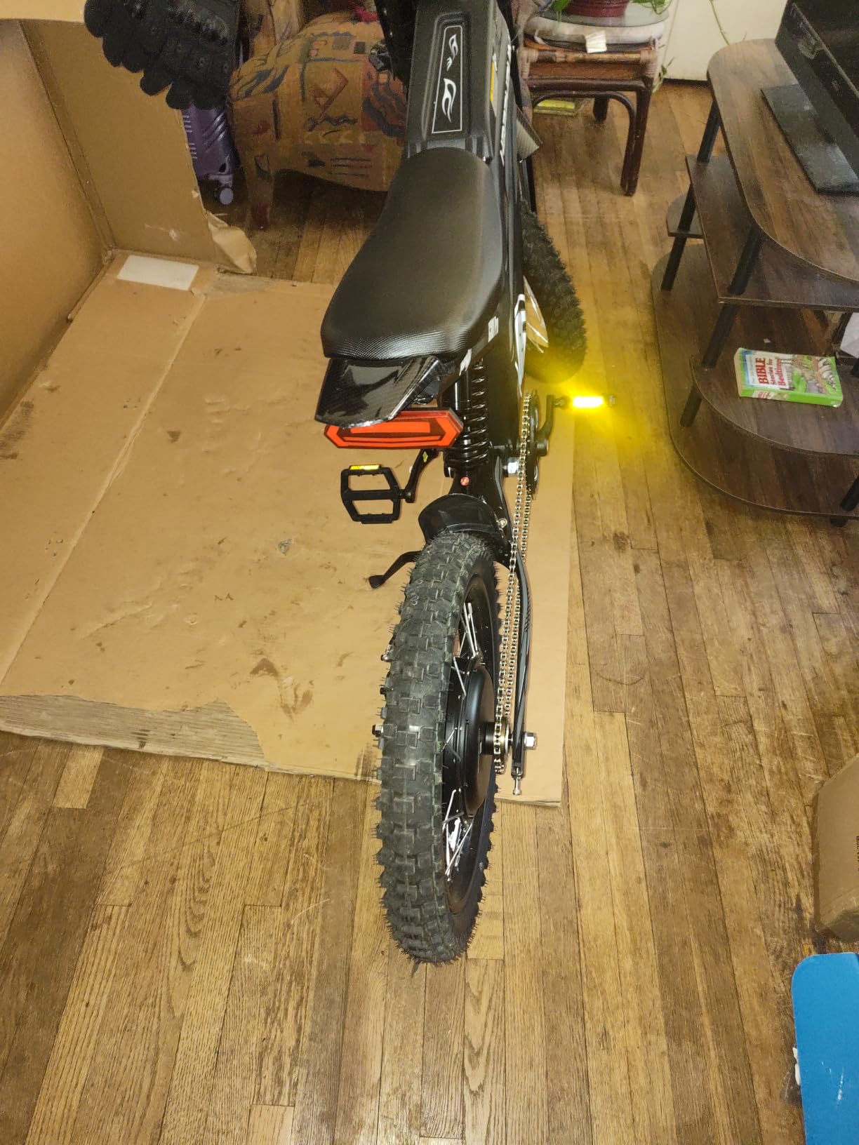 HAPPYRUN G300 Pro Electric Dirt Bike for Adults, 72V 30Ah Battery, 6500W Motor, 50 MPH Speed, 70 Mile Range, 350 Lbs Load Capacity, Hydraulic Brakes customer photo 2