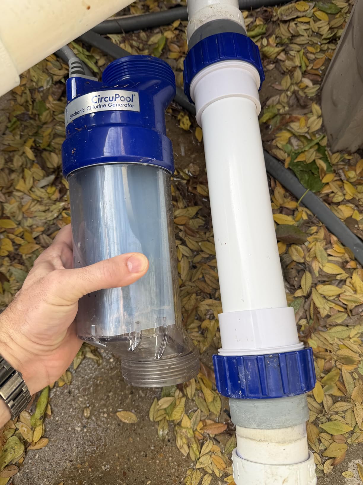 Salt Water Pool Chlorinator System, Up to 20,000 Gallons | Smart Salt Chlorine Generator with LCD Display, GFCI Plug & Precision Calibration, Pool Salt System for Above Ground Pools customer photo 2