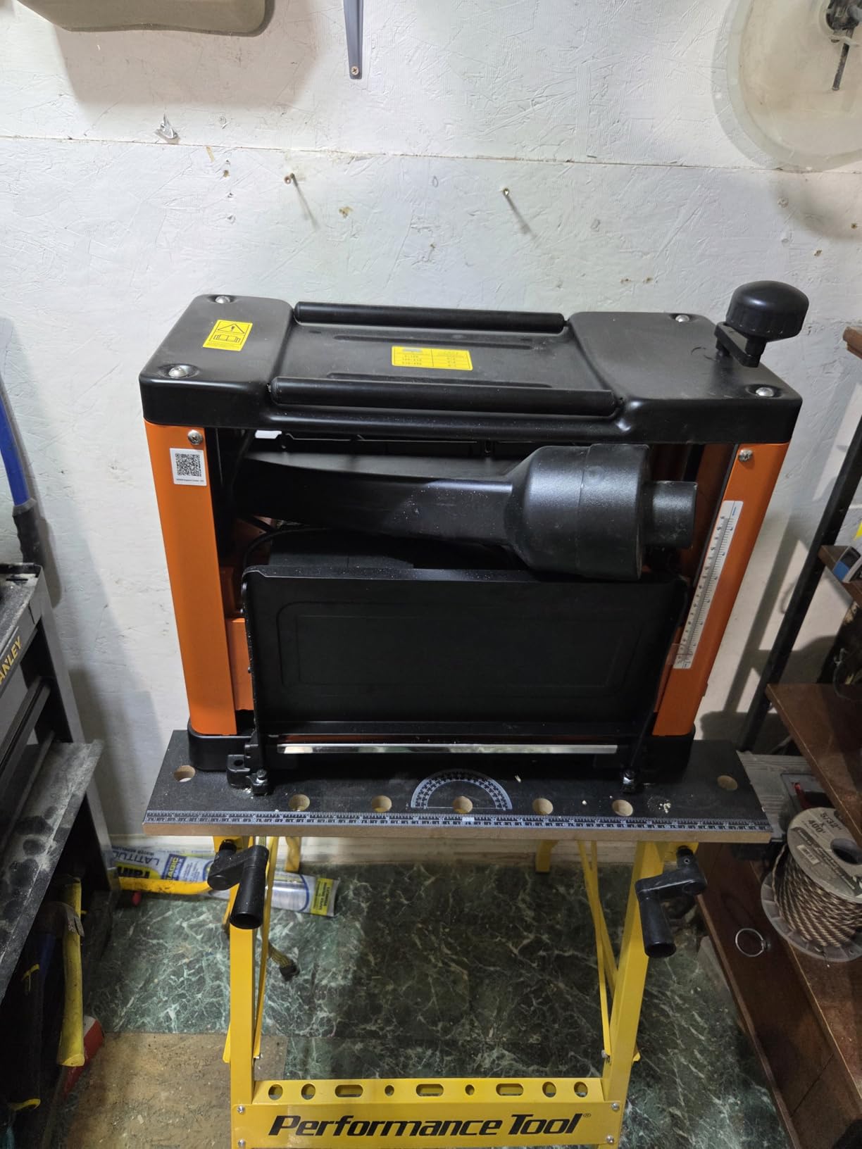 VEVOR 13-Inch Thickness Planer, Three-Blade Power Benchtop Planer, with 2000W 23500 RPM Powerful Motor, Dual Rollers, Over Protection, for Hard Soft Wood Material customer photo 1