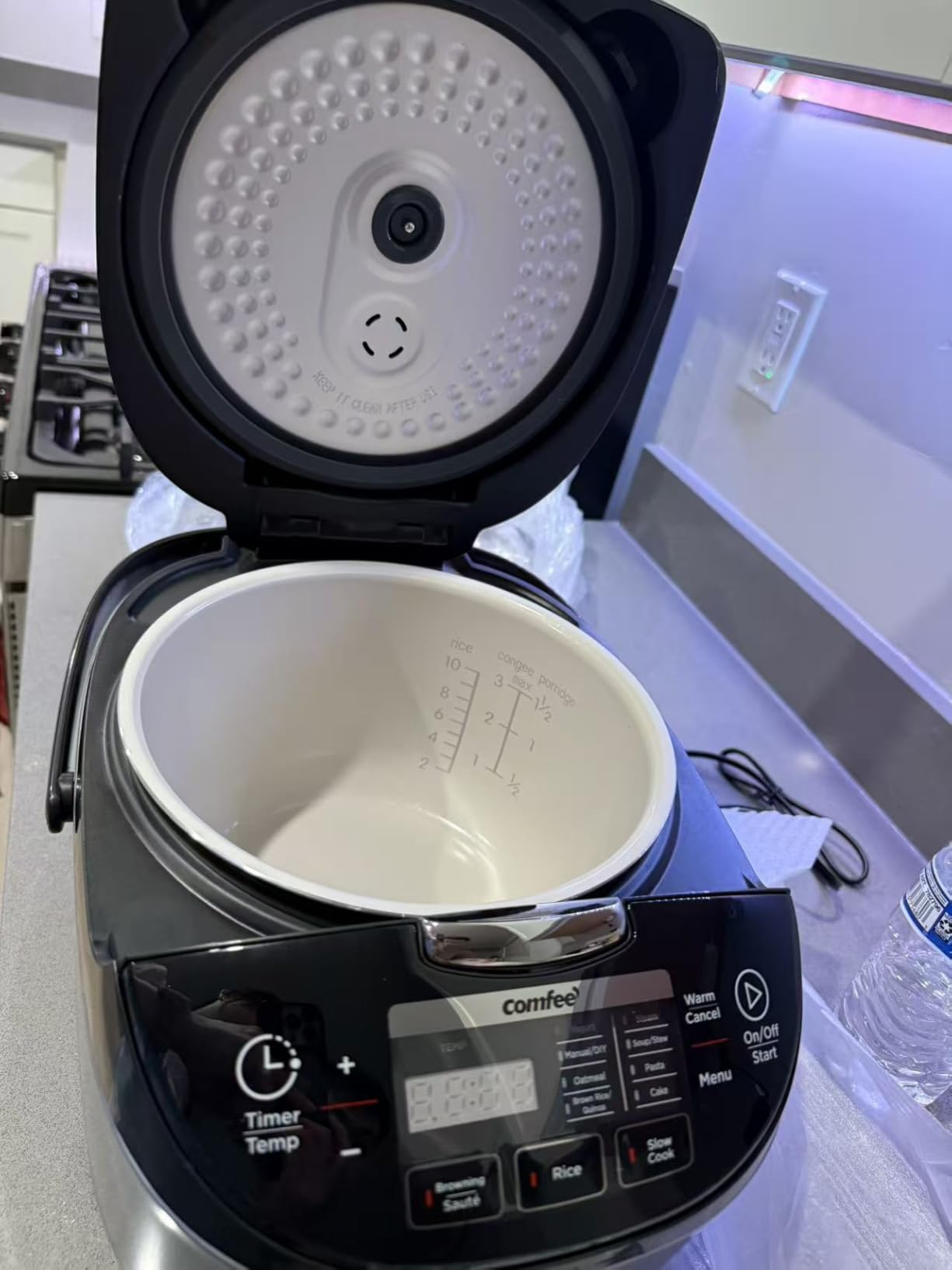 COMFEE' Japanese Style Rice Cooker with Fuzzy Logic, 10-Cups Uncooked Rice customer photo 1