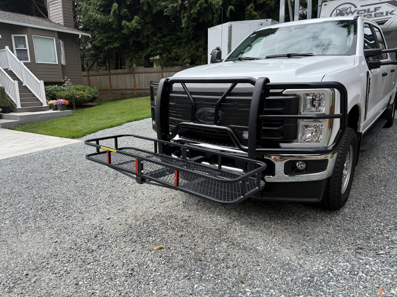 WEIZE Hitch Mount Cargo Carrier Basket 53
