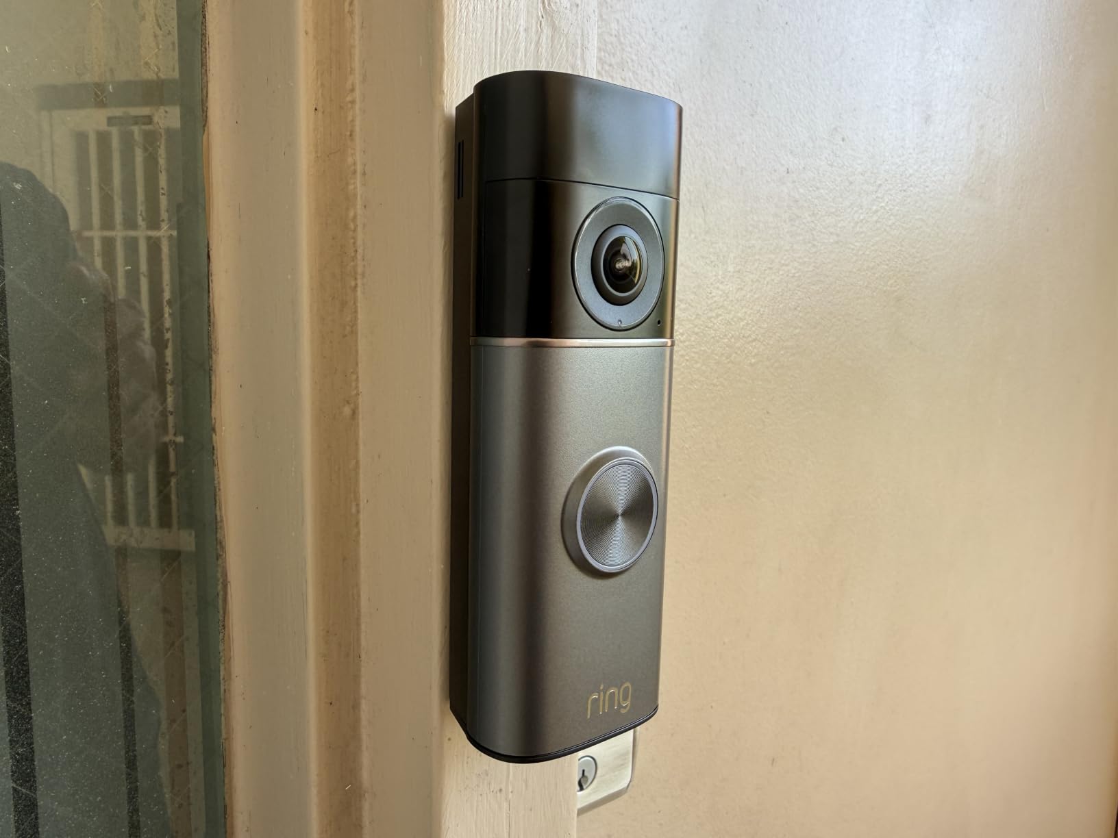 Ring Battery Doorbell Pro (newest model), Retinal 4K with wide-angle video, up to 10x Enhanced Zoom, Night Vision, and Quick Release Ultra Battery Pack, Deep Silver customer photo 2