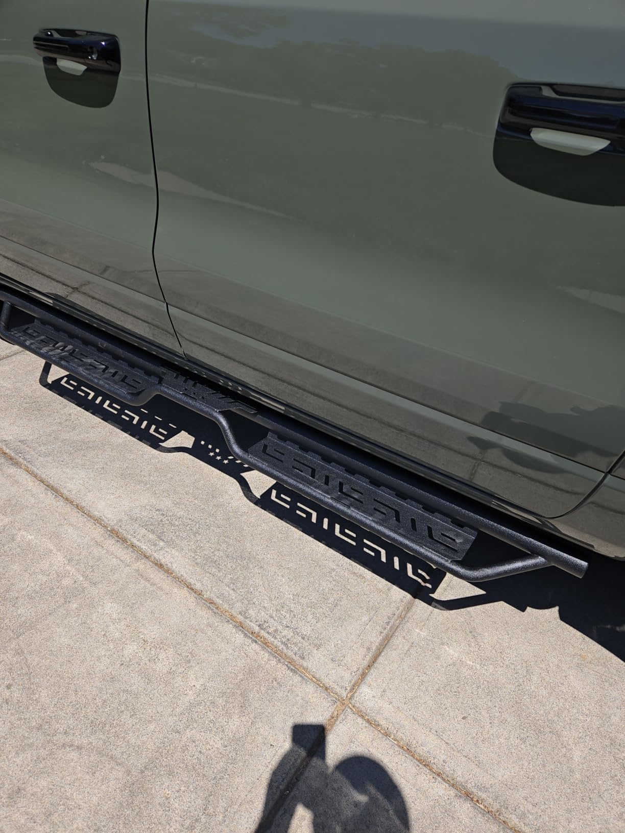 JOYTUTUS Running Boards for 2019-2026 Ram 1500 Crew Cab New Body Style (Excl Ram 1500 Classic), Two Stairs Anti-Slip Side Steps No-Drill Bolt-on Nerf Bar, 500LB Capacity customer photo 1