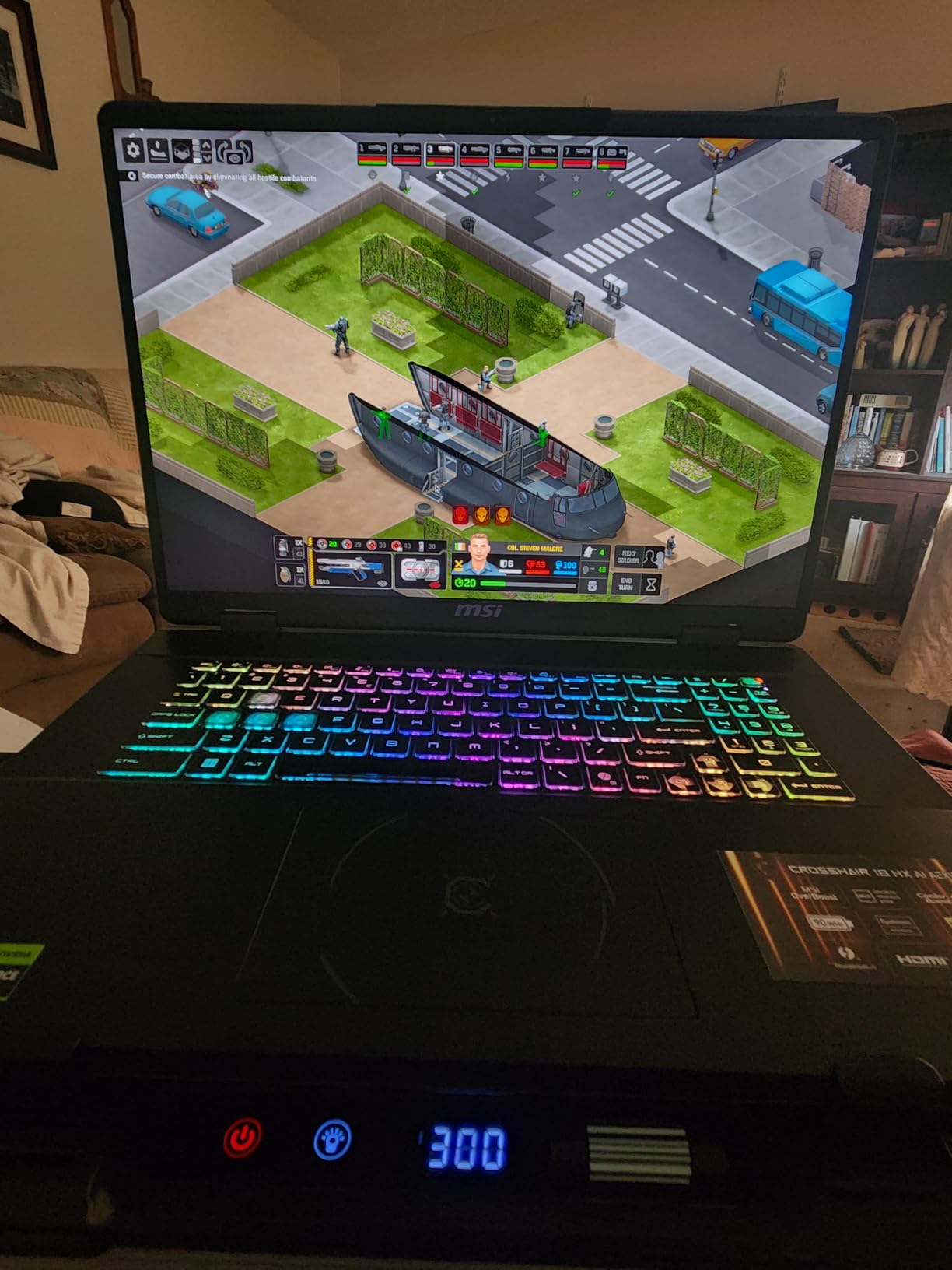 MSI Crosshair 18 HX AI 18-inch 2560x1600 240Hz Display Gaming Laptop, Intel Core Ultra 9 275HX (24 Cores, 2.1-5.4 GHz), NVIDIA RTX 5070 8GB GDDR7, 32GB RAM, 1TB NVMe SSD, Windows 11 Home customer photo 1