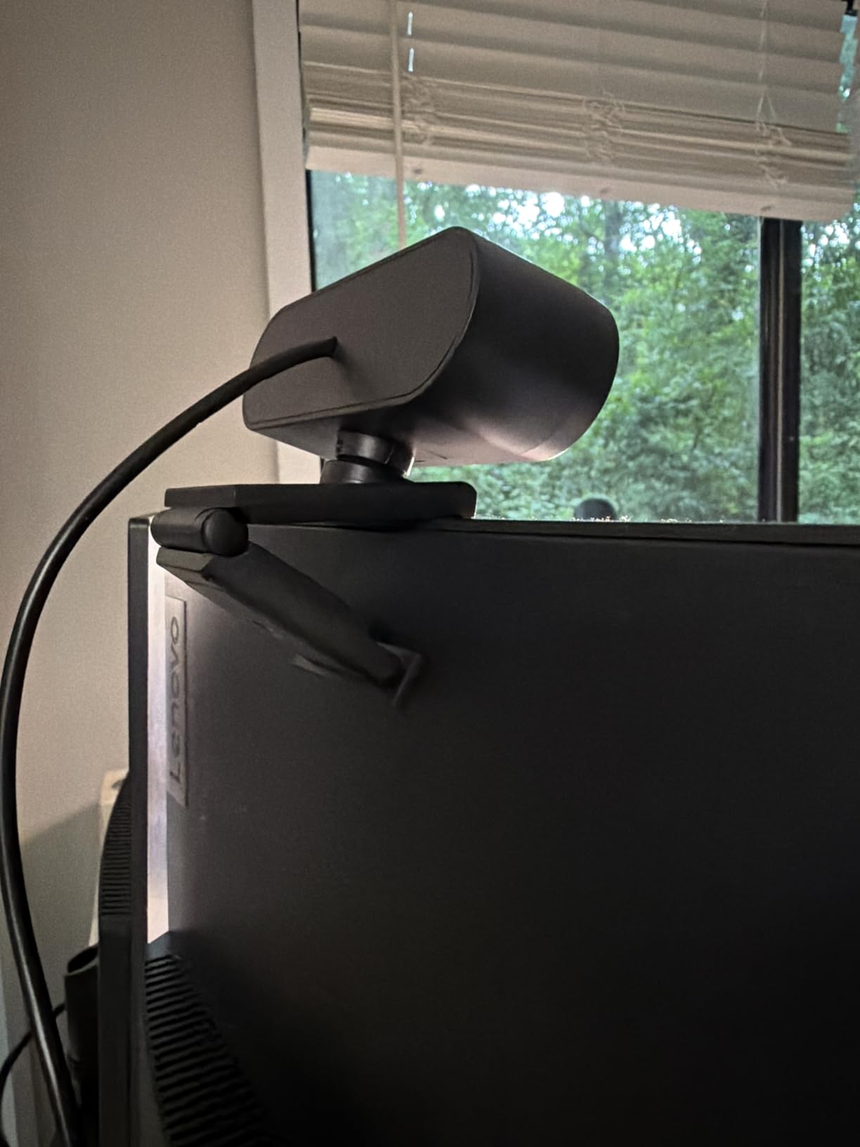 AOC 4k Webcam for PC with Microphone, Computer Camera with Noise Cancellation, Privacy Cover, 99° FOV, Plug & Play USB Webcam for Streaming, Conferencing, Zoom, Skype, Facetime, Laptop, PC, Skype customer photo 2