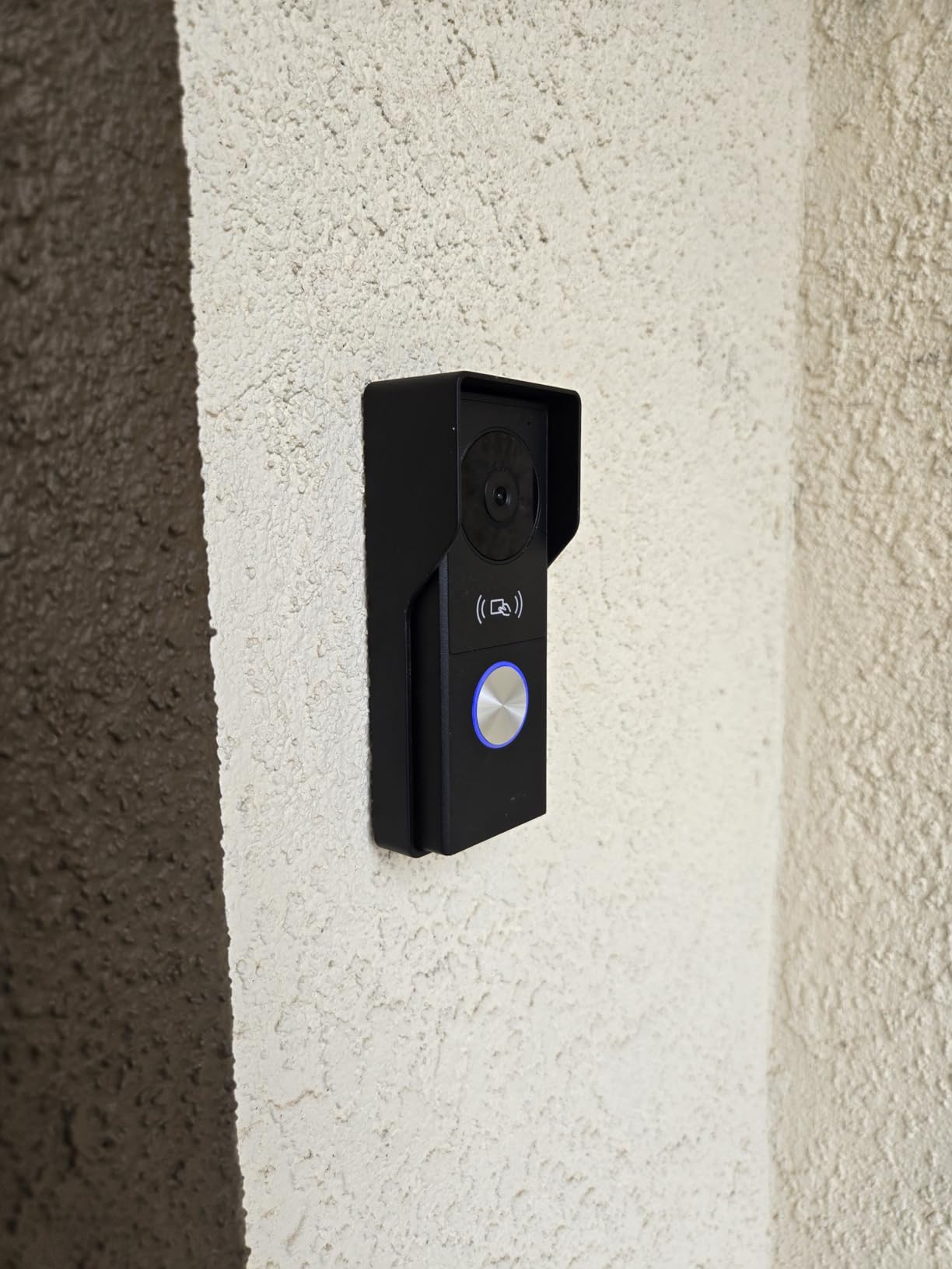 2 Wires Video Door Phone Intercom Doorbell System, 7 Inch Touch Screen Monitor, 1080P, Remote Unlock, Human Detection, Two-Way Audio, Night Vision, Waterproof, RFID Access Control customer photo 2
