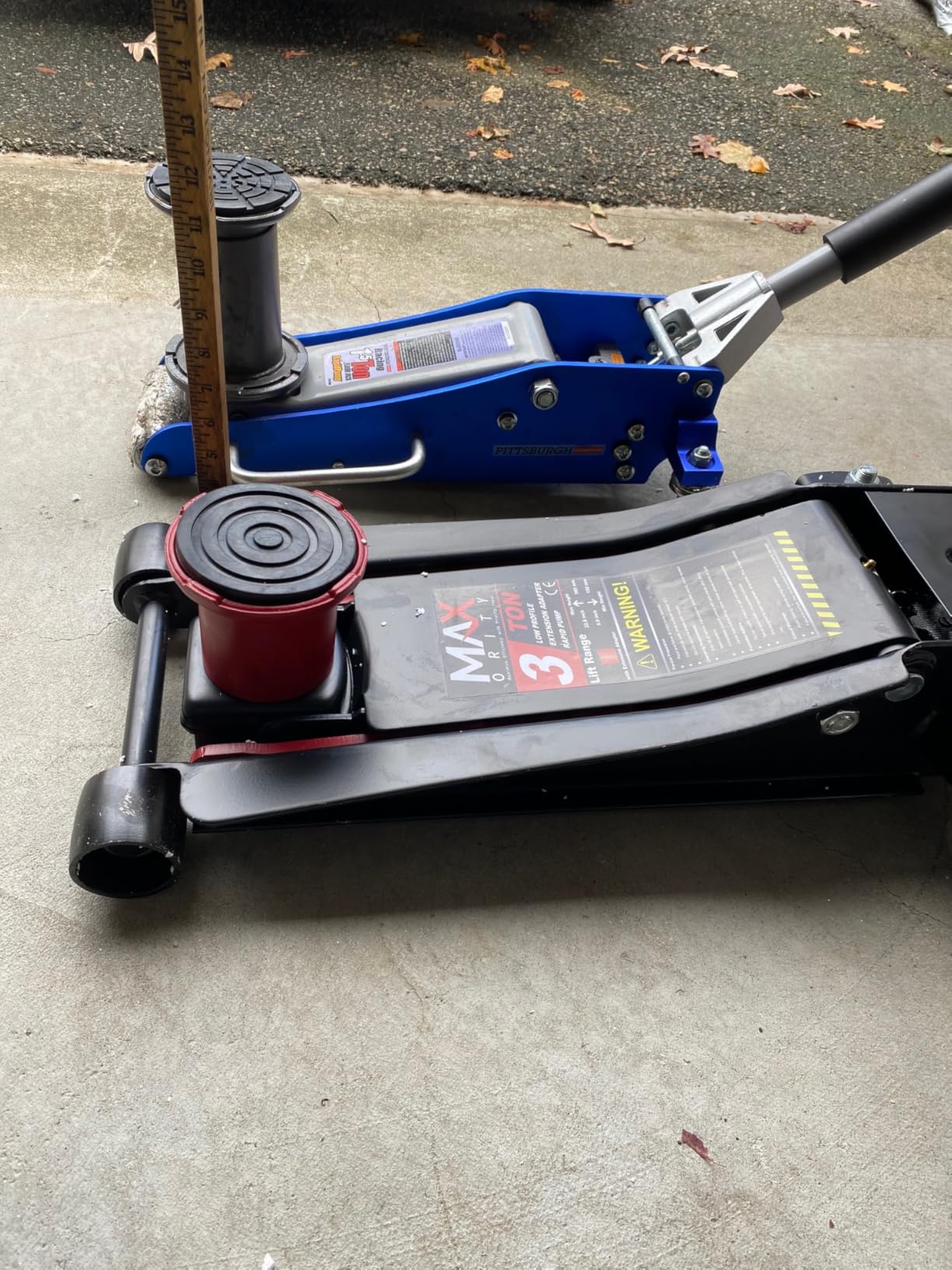3-Ton (6600lbs) Low-Profile Dual Pistons Heavy-Duty Steel Racing Off Road Floor Jack with Quick Lift Hydraulic Pump, Foot Pedal and Extension Adapter for Car Maintenance customer photo 1