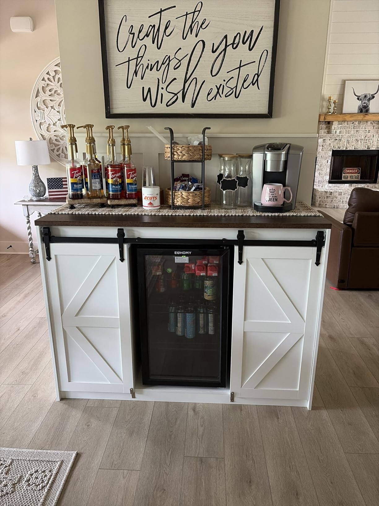 EUHOMY 25 Bottle Wine Cooler Refrigerator, Freestanding Compressor Wine Fridge with Adjustable Temperature and Digital Control, Mini Fridge with Glass Door for Red White Wine, Beer, Black customer photo 2