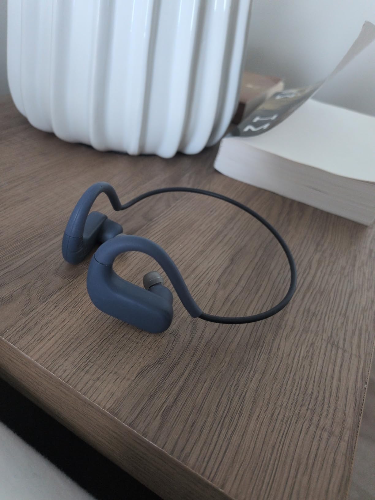 SANOTO Swimming Headphones, in Ear Bone Conduction Earbuds Bluetooth 5.4, IPX8 Waterproof Earbuds Sport, 8G MP3 Player Swimming Earphones, Underwater Headphones for Swim Run Surf Cycle customer photo 1