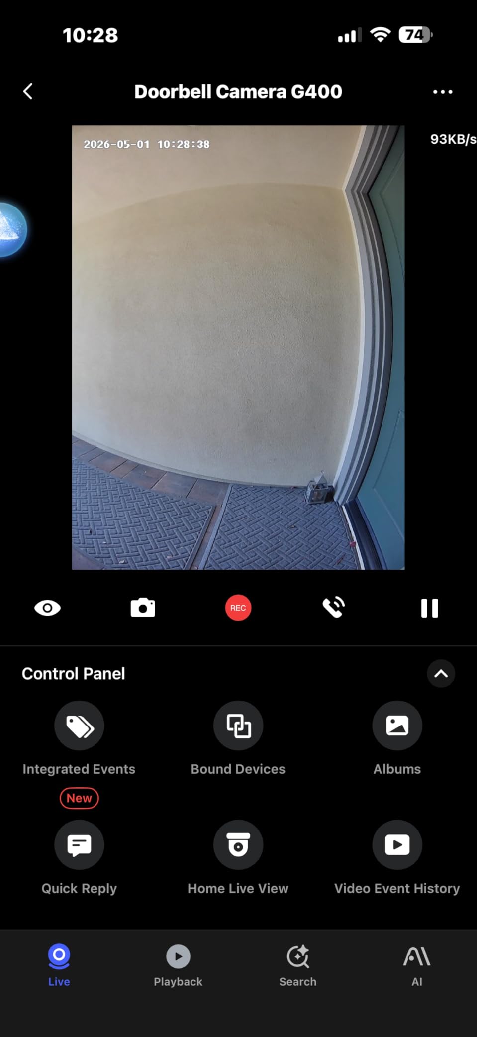 Aqara Doorbell Camera G400 with Chime, Wired/PoE, HomeKit Secure Video, 2K HD Head-to-toe View, 2-Way Audio, 2.4/5GHz Wi-Fi 6, Supports Alexa/Google/SmartThings, Local Detection & 24/7 Recording, IP65 customer photo 1
