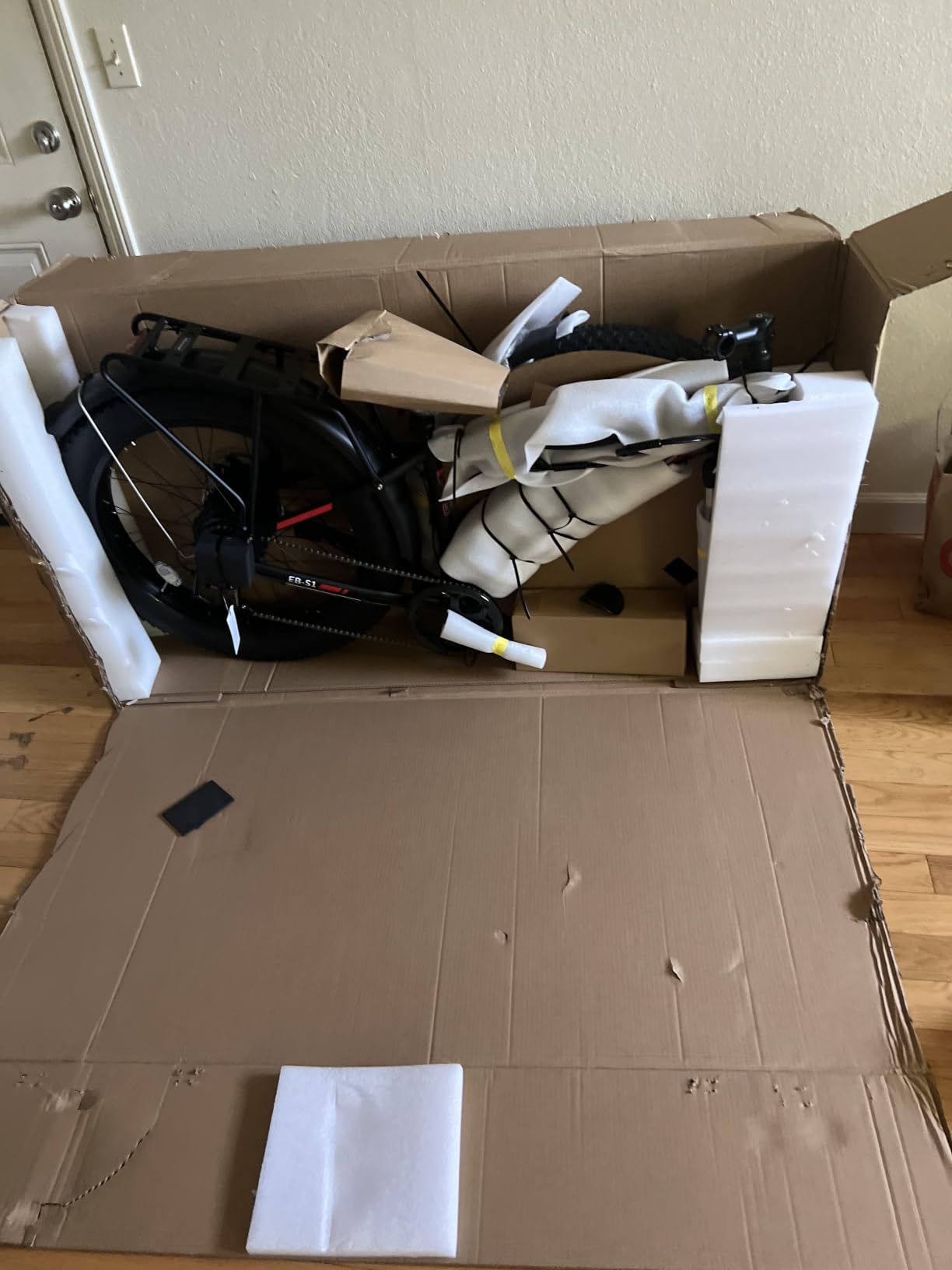Funhang Electric Bike for Adults, 1000W Peak Ebike, 20MPH 60Miles Electric Mountain Bike, 26 inch Fat Tire Electric Bicycle with 48V 13AH Battery, Front Suspension, 7 Speed, Rear Rack, UL 2849 Certified customer photo 2