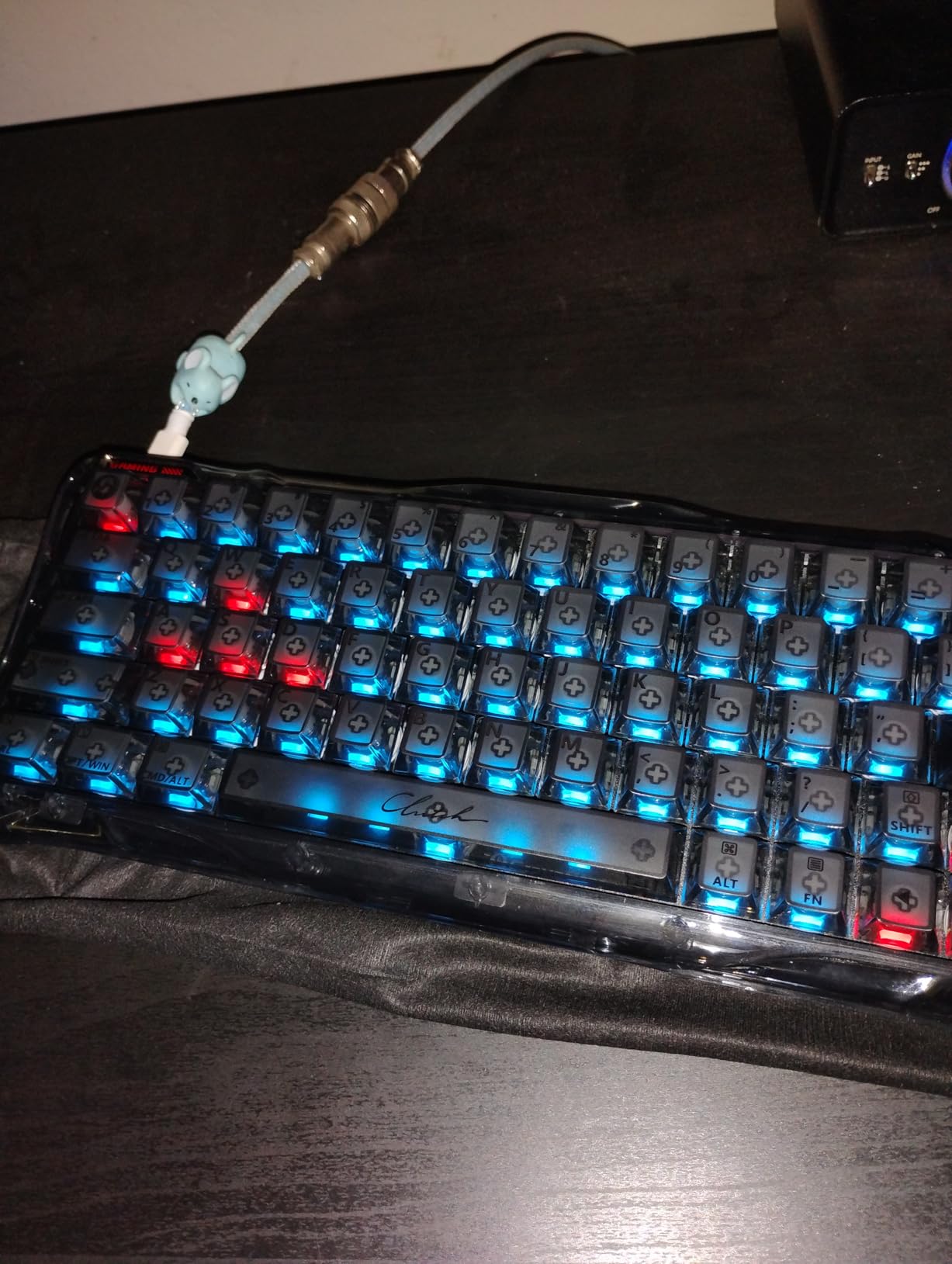 GravaStar Mercury V60 Magnetic Gaming Keyboard, 8000Hz Polling Rate, Rapid Trigger Keyboard with Hall Effect Switches, 0.005mm Precision, Hot-Swappable, RGB, Wired for Windows/Mac - Onyx Crystal customer photo 2