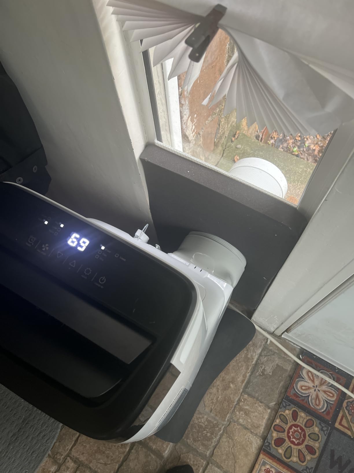 Hykolity WiFi Enabled Portable Air Conditioners 10,000 BTU, Cools Rooms Up To 450 Sq.Ft, 45dB Dual Motor 5 in 1 Quiet Smart AC Unit with Cool, Fan, Dehumidifier, 24H Timer & Sleep Mode customer photo 2