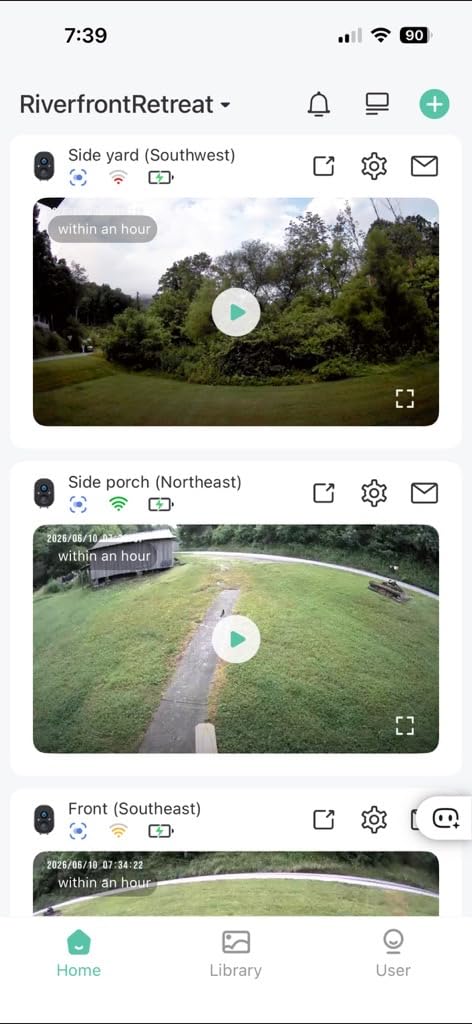 GMK 4 Pack Cameras System, Security Cameras Wireless Outdoor, 2K Video customer photo 1