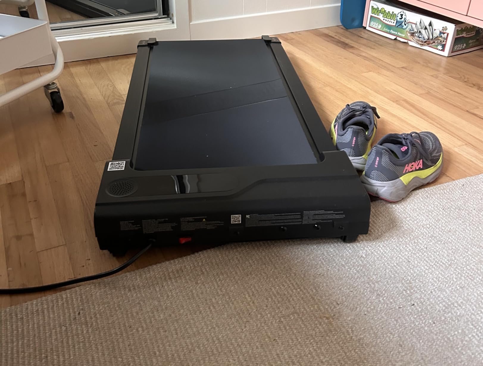 Walking Pad Treadmill for Home - Under Desk Treadmills Portable Mini Compact Walk Pads for Small Spaces Office Indoor Apartment Floor Flat Running Machine with Remote Quiet Lightweight customer photo 1